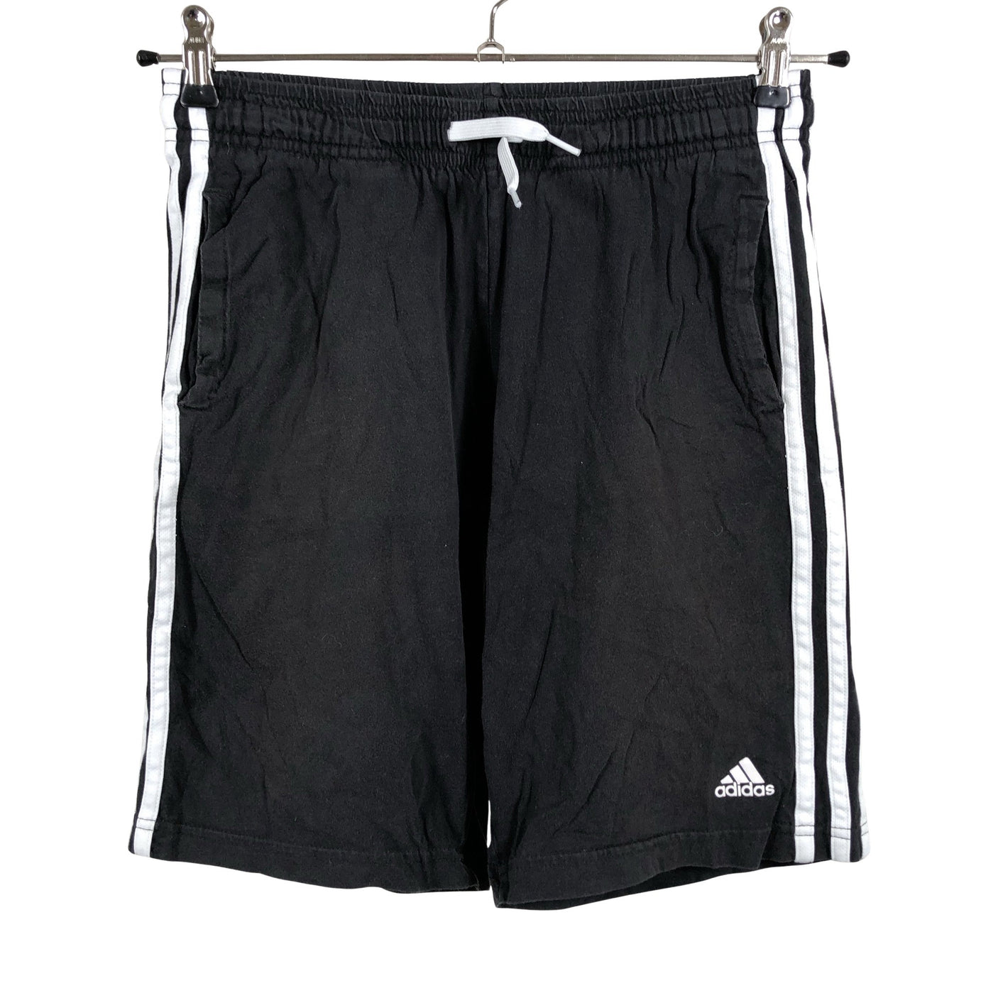 Unisex Adidas - Trikotaažist lühikesed püksid, suurus 158 - 164 - Must (1)