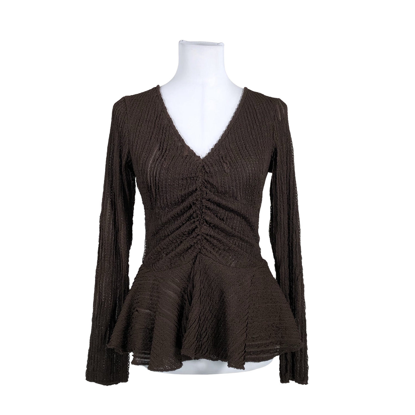 Unisex Na-KD - Kampsun, suurus 36 - Pruun (1)