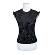 Unisex InWear - Lühikeste käistega pluus, suurus 36 - Must ()