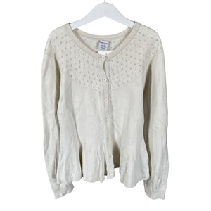 Unisex Polarn O. Pyret - Kardigan, suurus 146 - 152 - Looduslik valge (1)