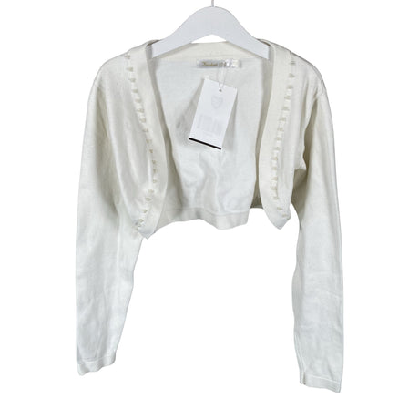 Unisex Kinderit - Kootud boolero, suurus 146 - 152 - Looduslik valge ()