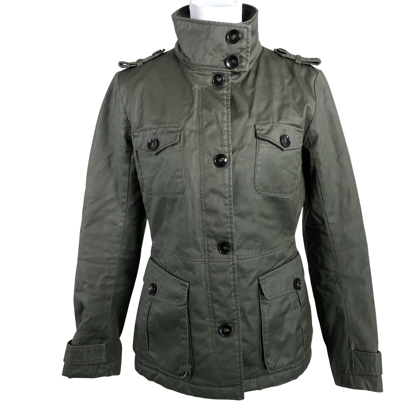 Unisex Benetton - Õhem talvejope, suurus 38 - Roheline (1)