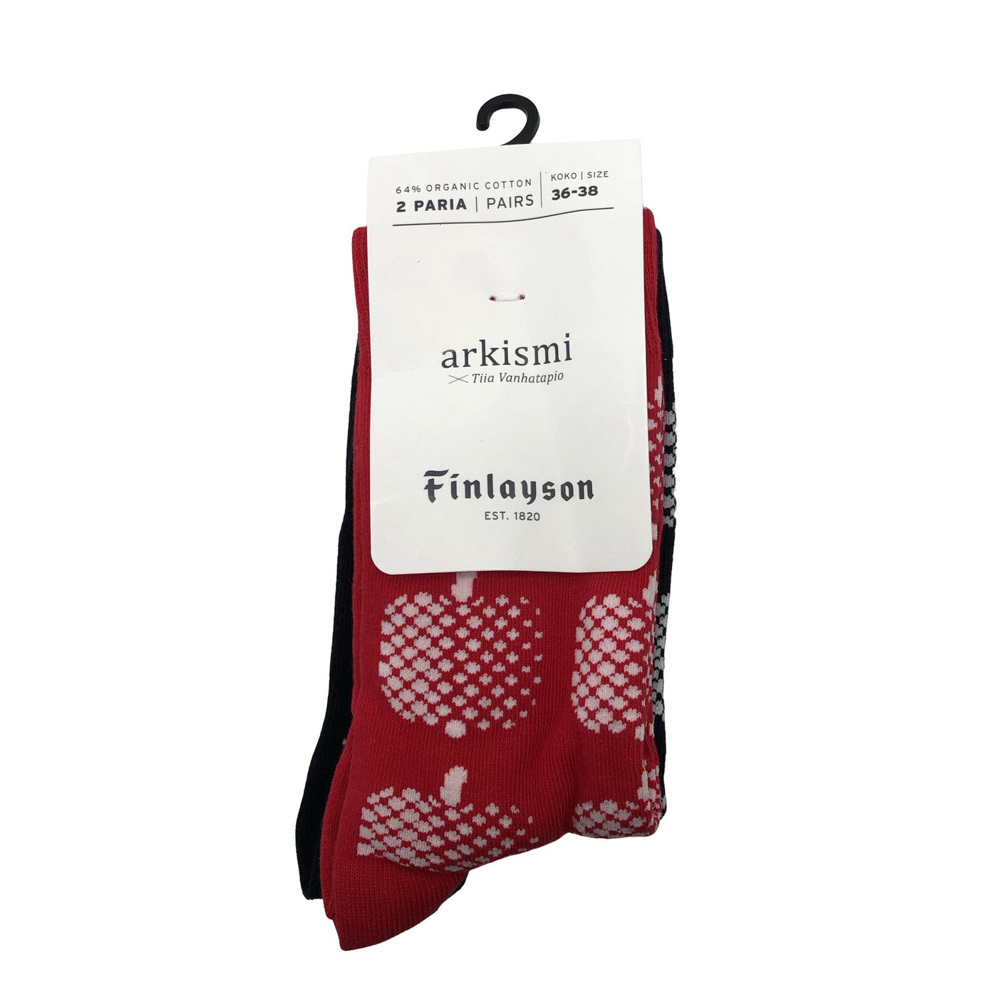 Unisex Finlayson - Sokid, suurus 37 - Punane (2)