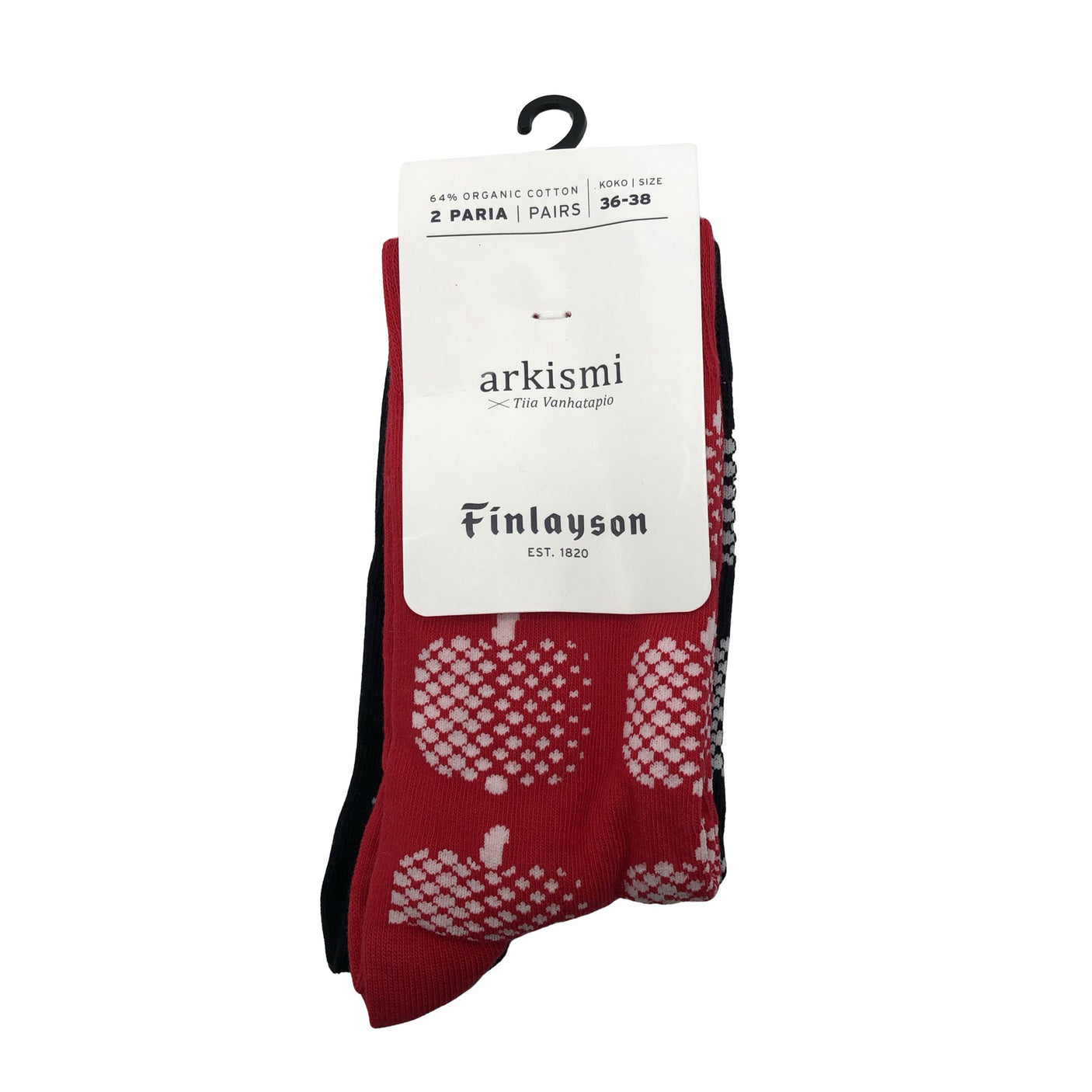 Unisex Finlayson - Sokid, suurus 37 - Punane (1)