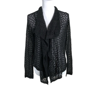 Unisex O.I.S - Lühikeste käistega pluus, suurus 40 - Must (1)