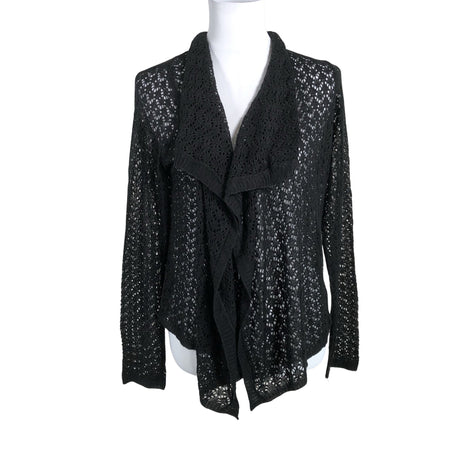 Unisex O.I.S - Lühikeste käistega pluus, suurus 40 - Must ()