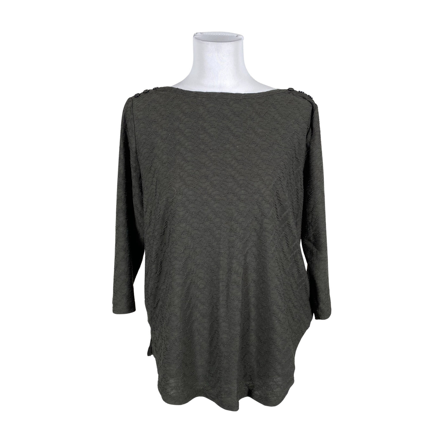 Unisex Fransa - Trikotaažist pluus, suurus 40 - Roheline (1)