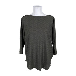 Unisex Fransa - Trikotaažist pluus, suurus 40 - Roheline (1)