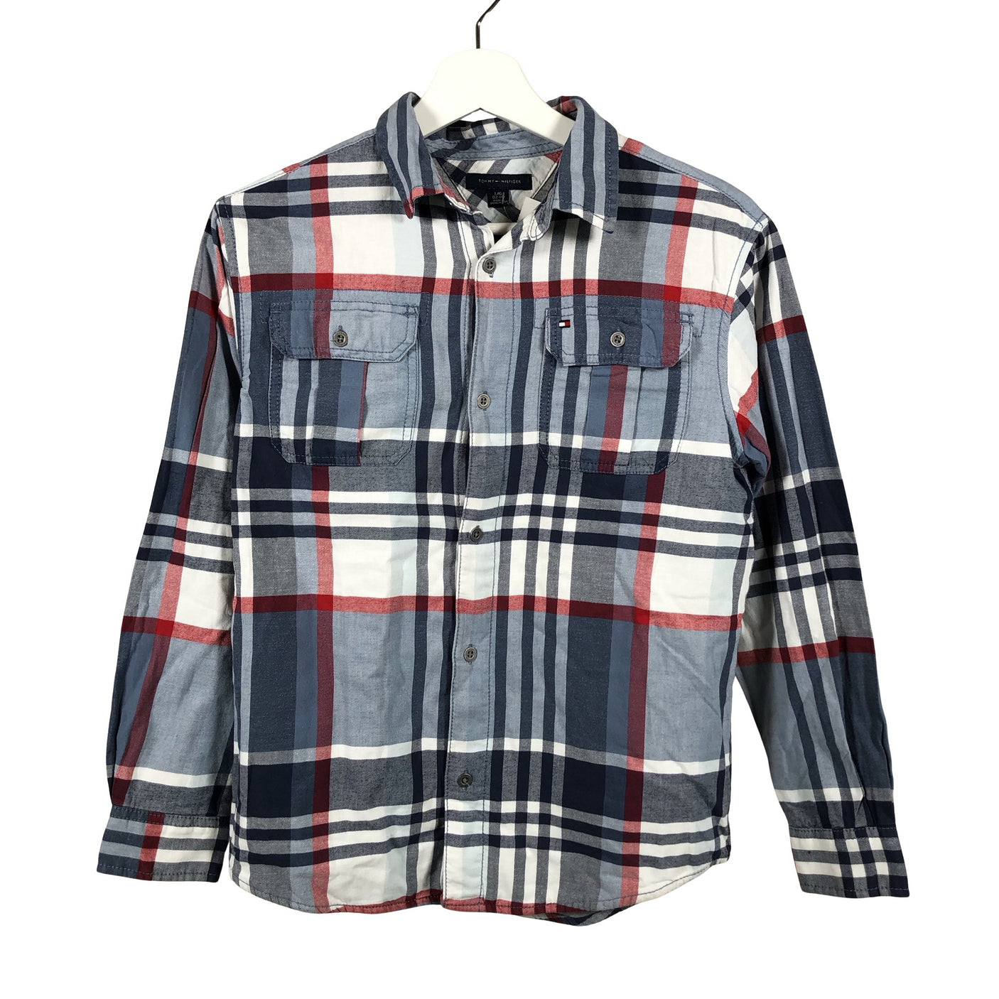 Unisex Tommy Hilfiger - Flanellsärk, suurus 152 - 158 - Helesinine (1)