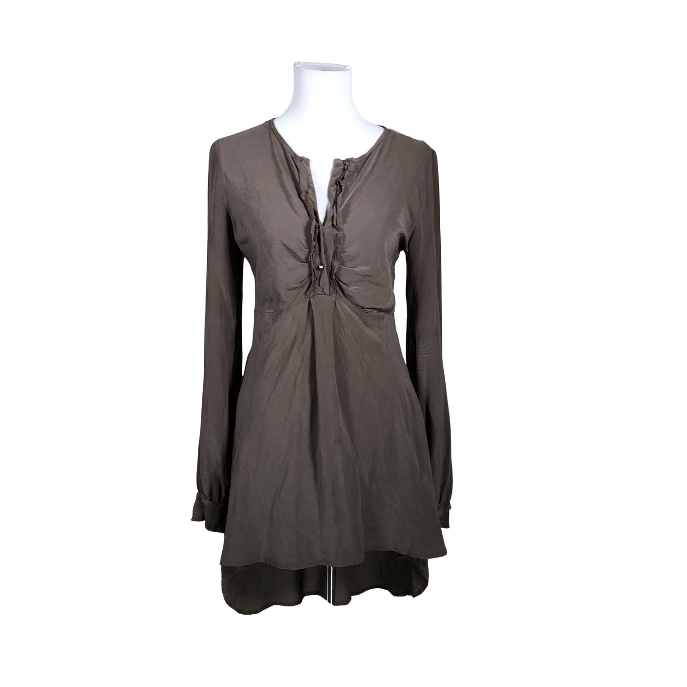 Unisex Ottod'Ame - Õhuke tuunika, suurus 40 - Pruun (1)
