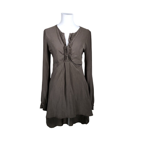 Unisex Ottod'Ame - Õhuke tuunika, suurus 40 - Pruun ()