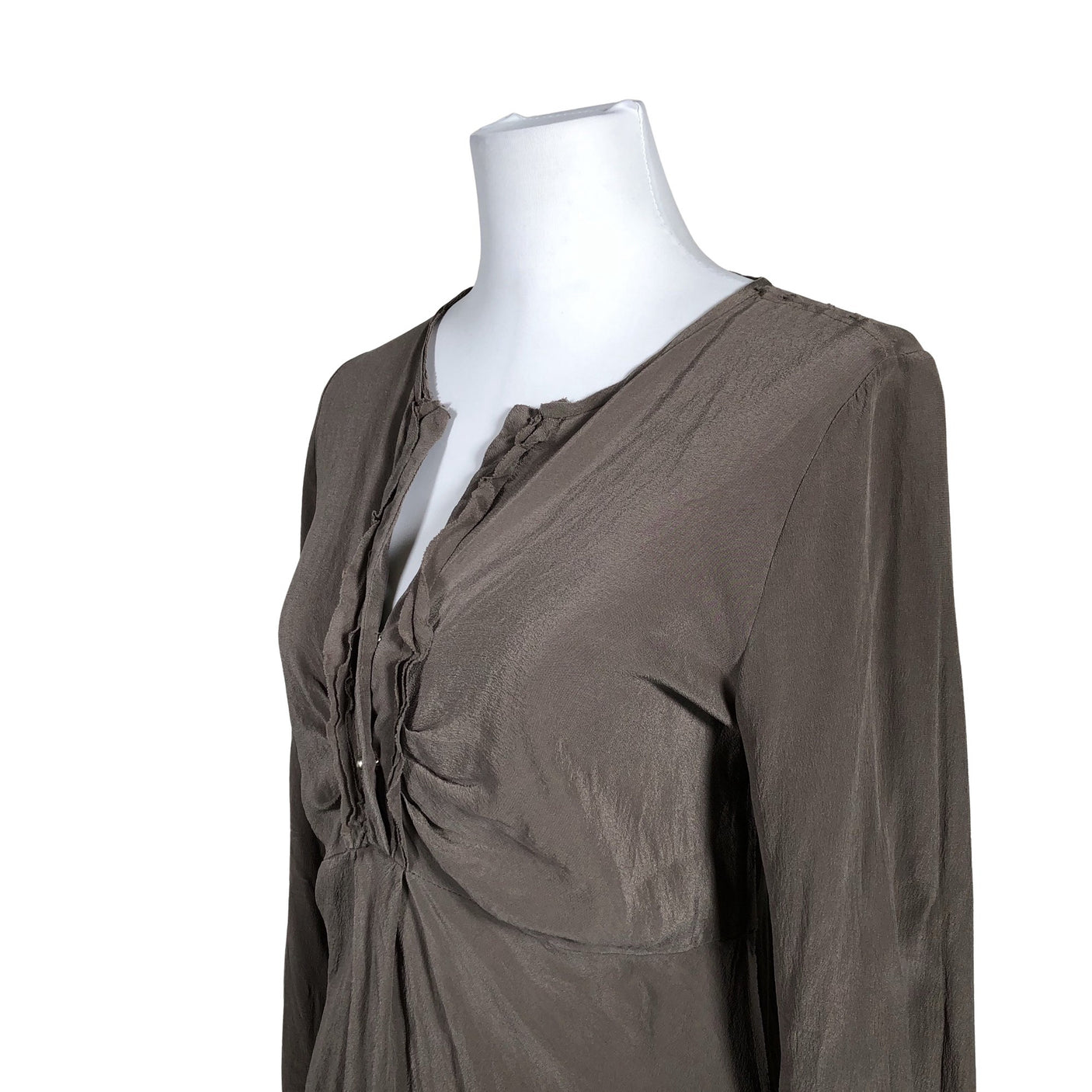 Unisex Ottod'Ame - Õhuke tuunika, suurus 40 - Pruun (2)