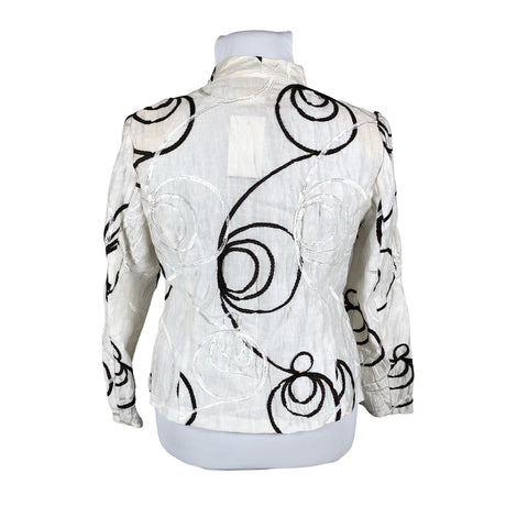 Unisex Kirsten Krog Design - Jakk, suurus 40 - Valge (2)