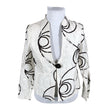 Unisex Kirsten Krog Design - Jakk, suurus 40 - Valge ()