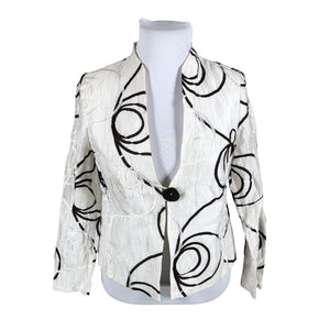Unisex Kirsten Krog Design - Jakk, suurus 40 - Valge (1)