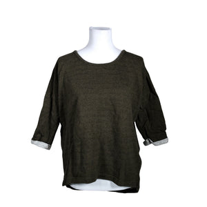 Unisex Part two - Dressikangast pluus, suurus 38 - Roheline (1)