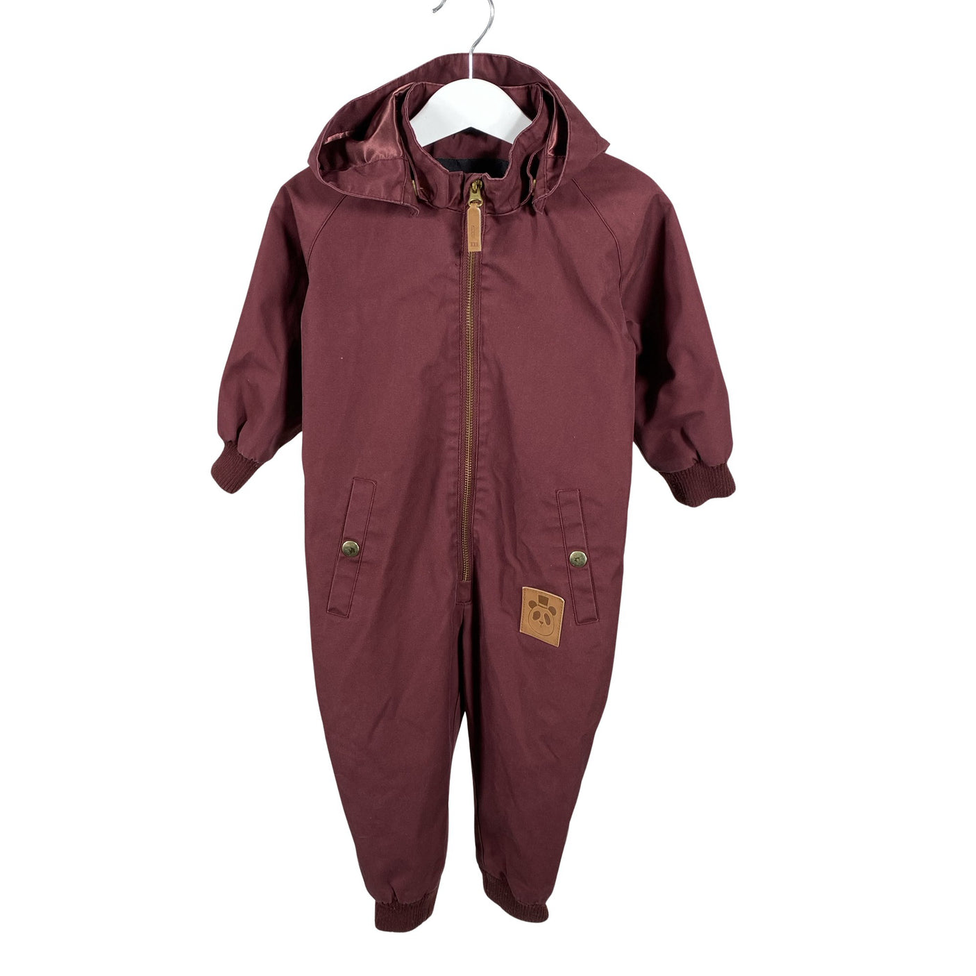Unisex Mini Rodini - Kevad-/sügiskombinesoon, suurus 80 - 86 - Veinipunane (1)
