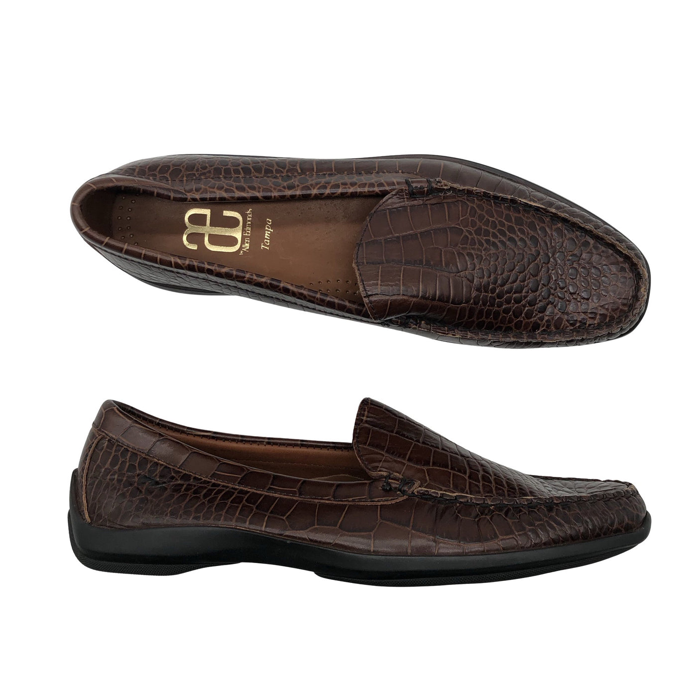 Unisex Allen Edmonds - Mokassiinid, suurus XXS - Pruun (1)