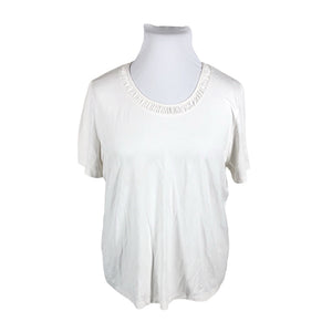 Unisex Steilmann - T-särk, suurus 46 - Looduslik valge (1)