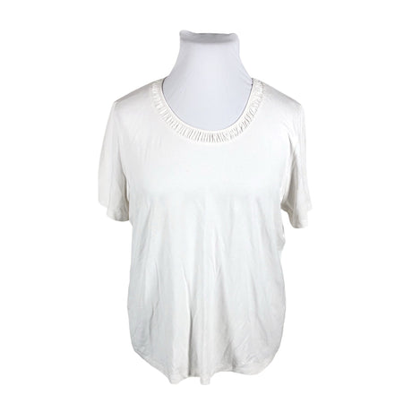 Unisex Steilmann - T-särk, suurus 46 - Looduslik valge (2)