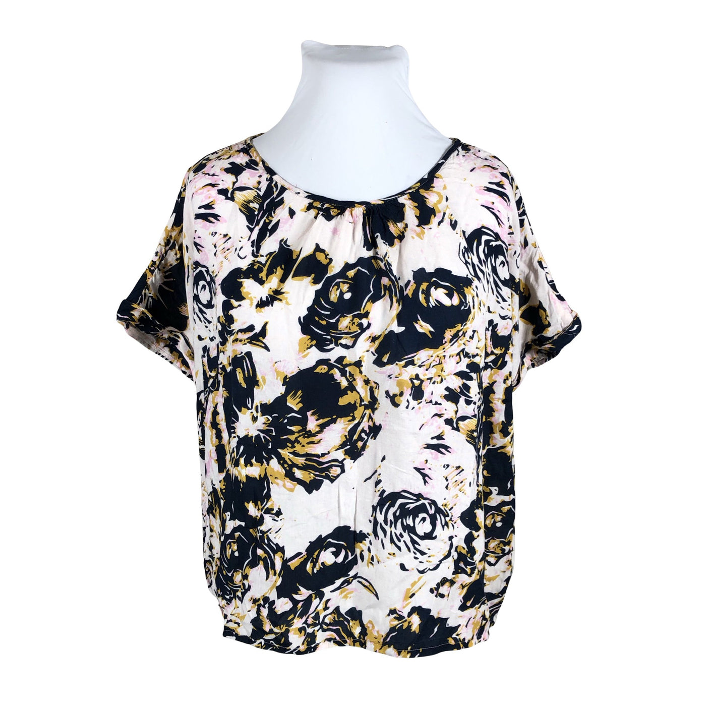 Unisex Oxmo - Lühikeste käistega pluus, suurus 42 - Beige (1)