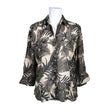 Unisex Gerry Weber - Lühikeste käistega pluus, suurus 40 - Pruun ()
