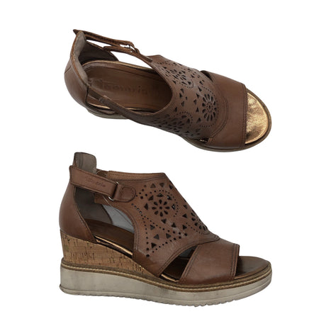 Unisex Tamaris - Kiilkontsaga rihmikud, suurus 37 - Pruun ()