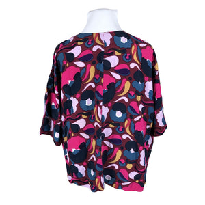 Unisex Marimekko - Lühikeste käistega pluus, suurus 42 - Lilla (2)