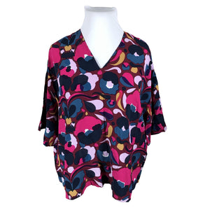 Unisex Marimekko - Lühikeste käistega pluus, suurus 42 - Lilla (1)