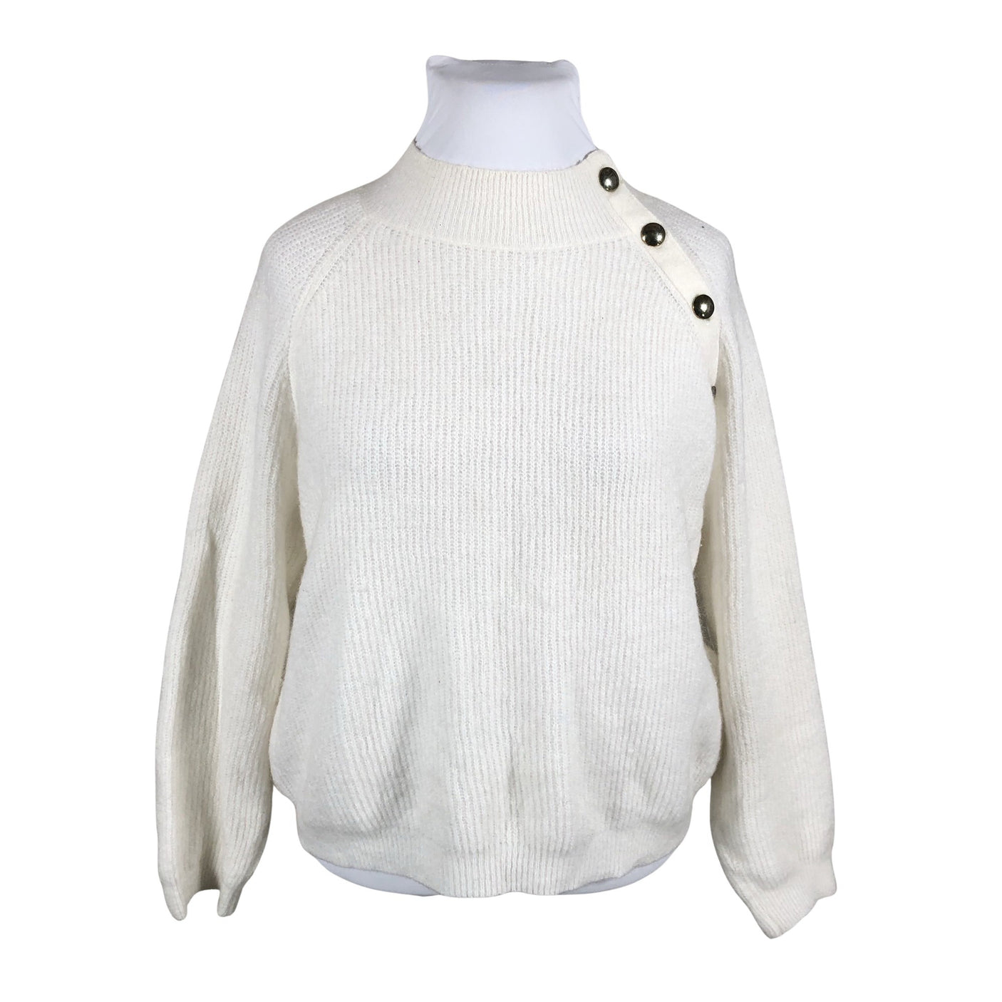 Unisex La Maille Sezane - Kampsun, suurus 44 - Looduslik valge (1)