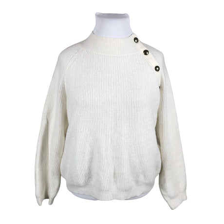 Unisex La Maille Sezane - Kampsun, suurus 44 - Looduslik valge ()