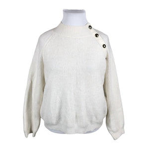 Unisex La Maille Sezane - Kampsun, suurus 44 - Looduslik valge (2)
