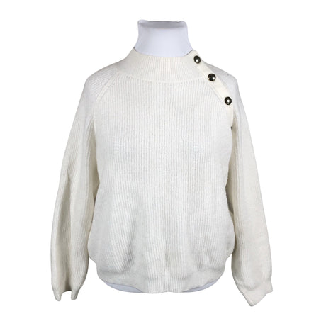 Unisex La Maille Sezane - Kampsun, suurus 44 - Looduslik valge (2)