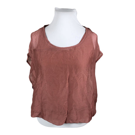 Unisex Bohemiana - Lühikeste käistega pluus, suurus 42 - Heleroosa ()