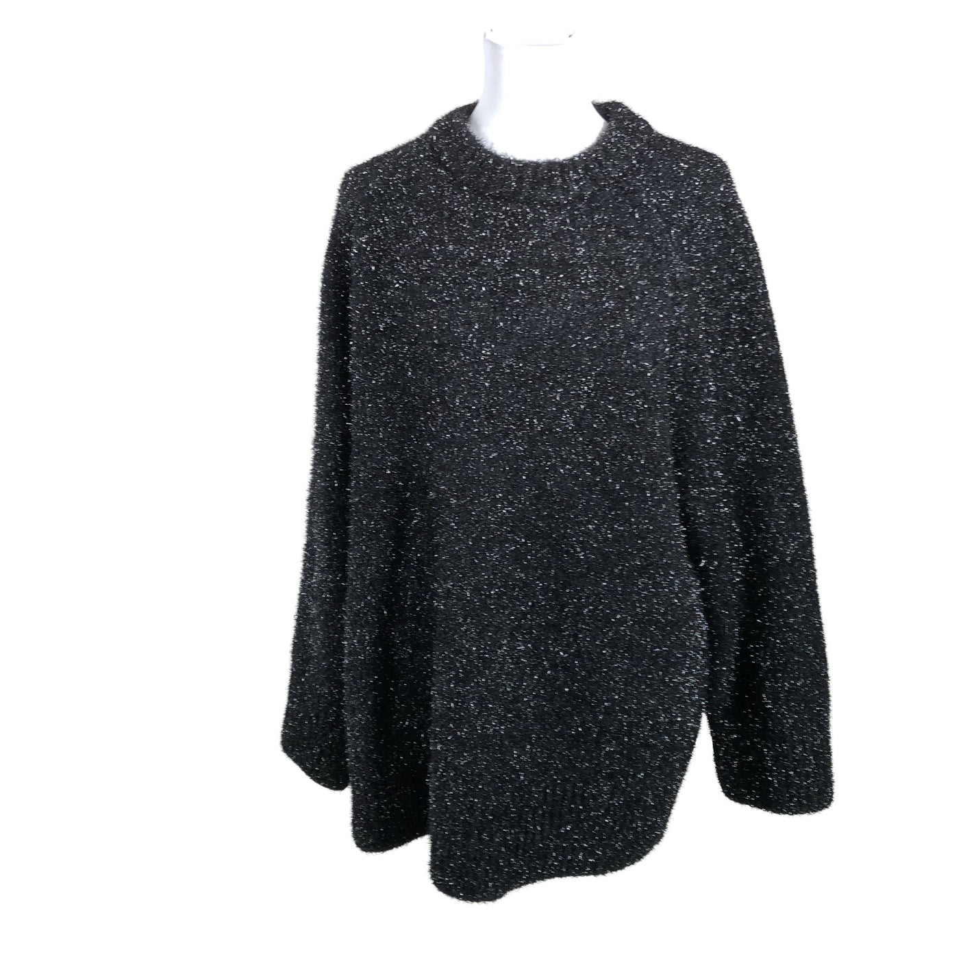 Unisex Arket - Kootud tuunika, suurus 40 - Must (1)