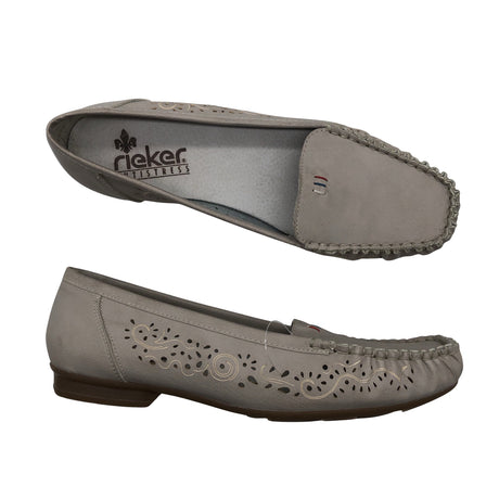 Unisex Rieker - Mokassiinid, suurus 42 - Beige (2)