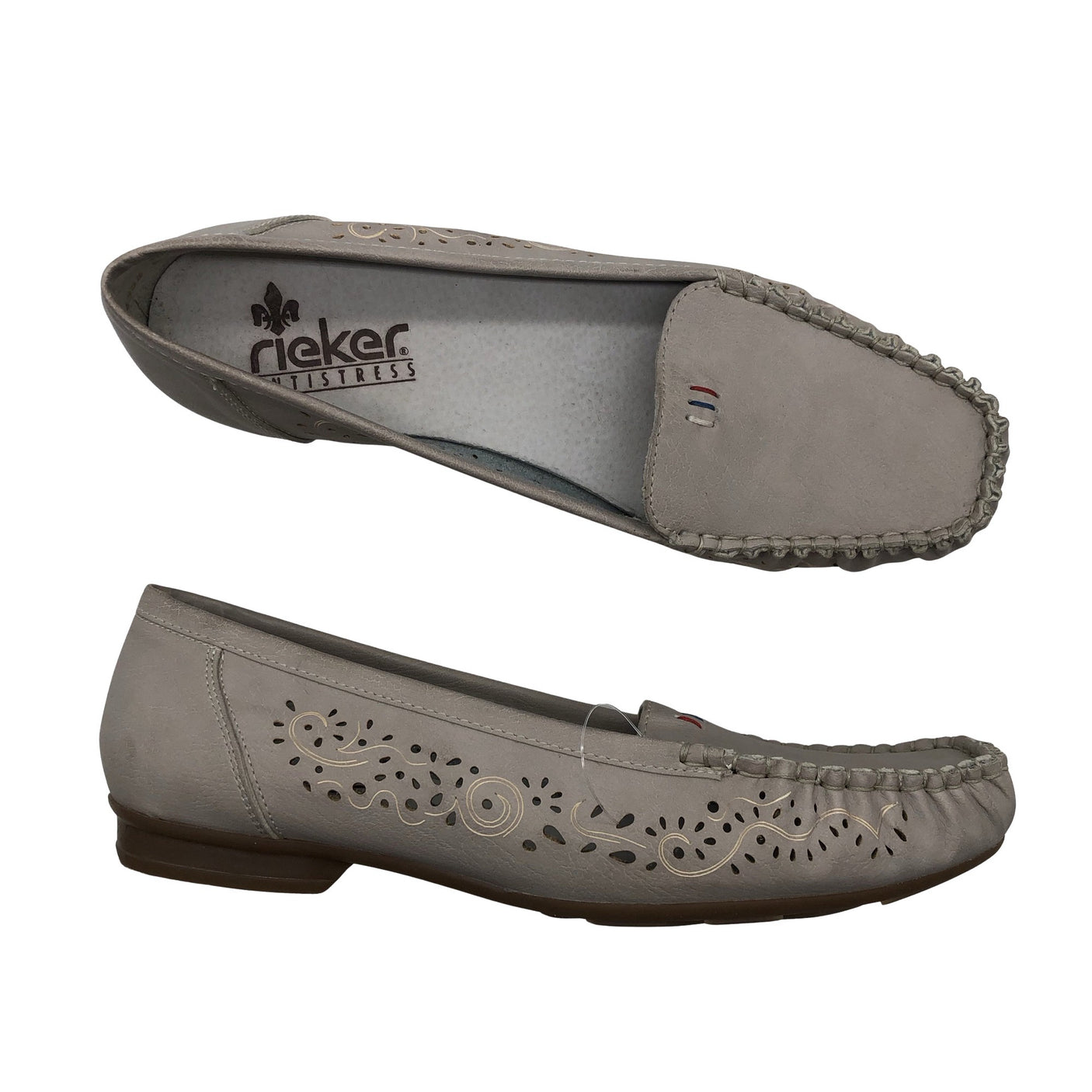 Unisex Rieker - Mokassiinid, suurus 42 - Beige (1)