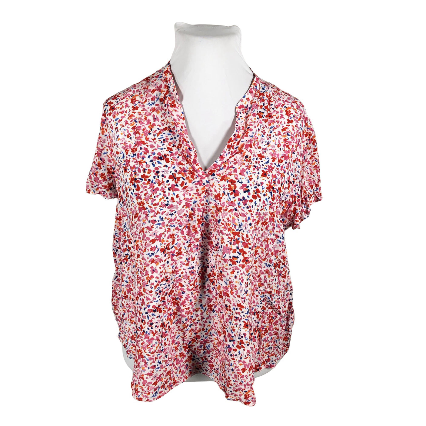 Unisex Gerry Weber - Lühikeste käistega pluus, suurus 48 - Valge (1)