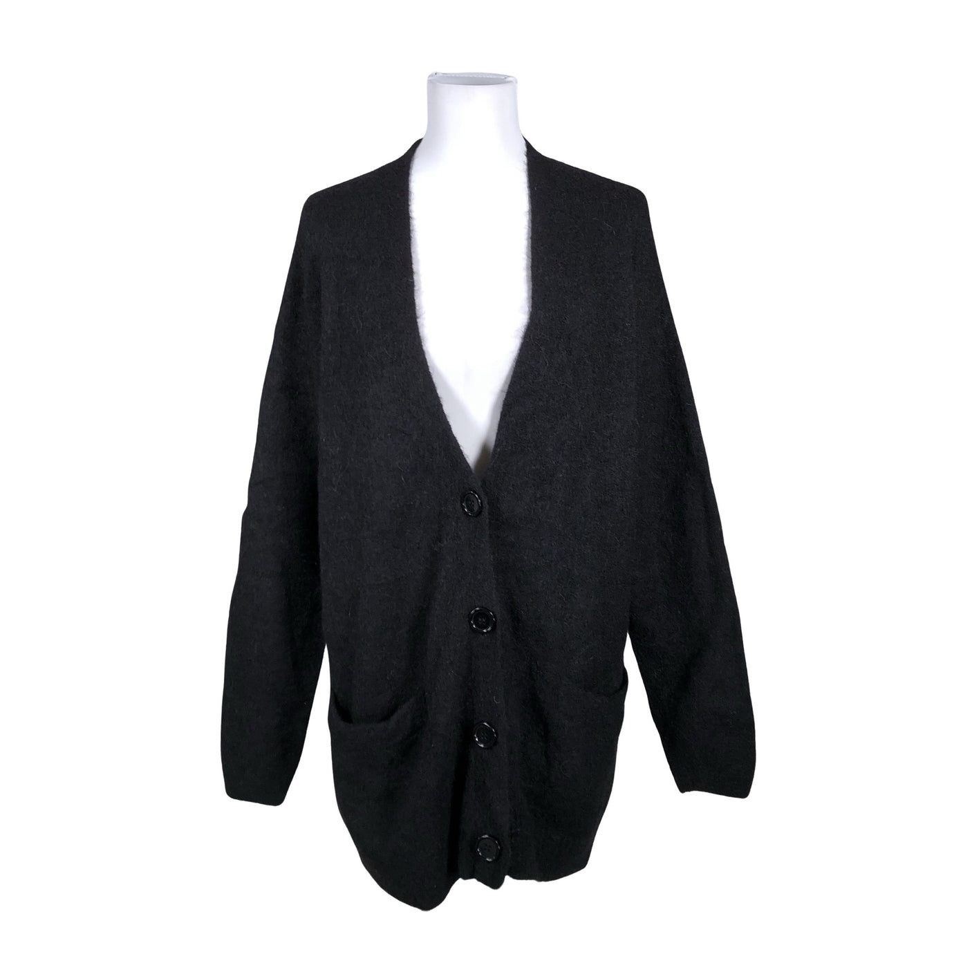 Unisex Lindex - Kardigan, suurus 40 - Must (1)