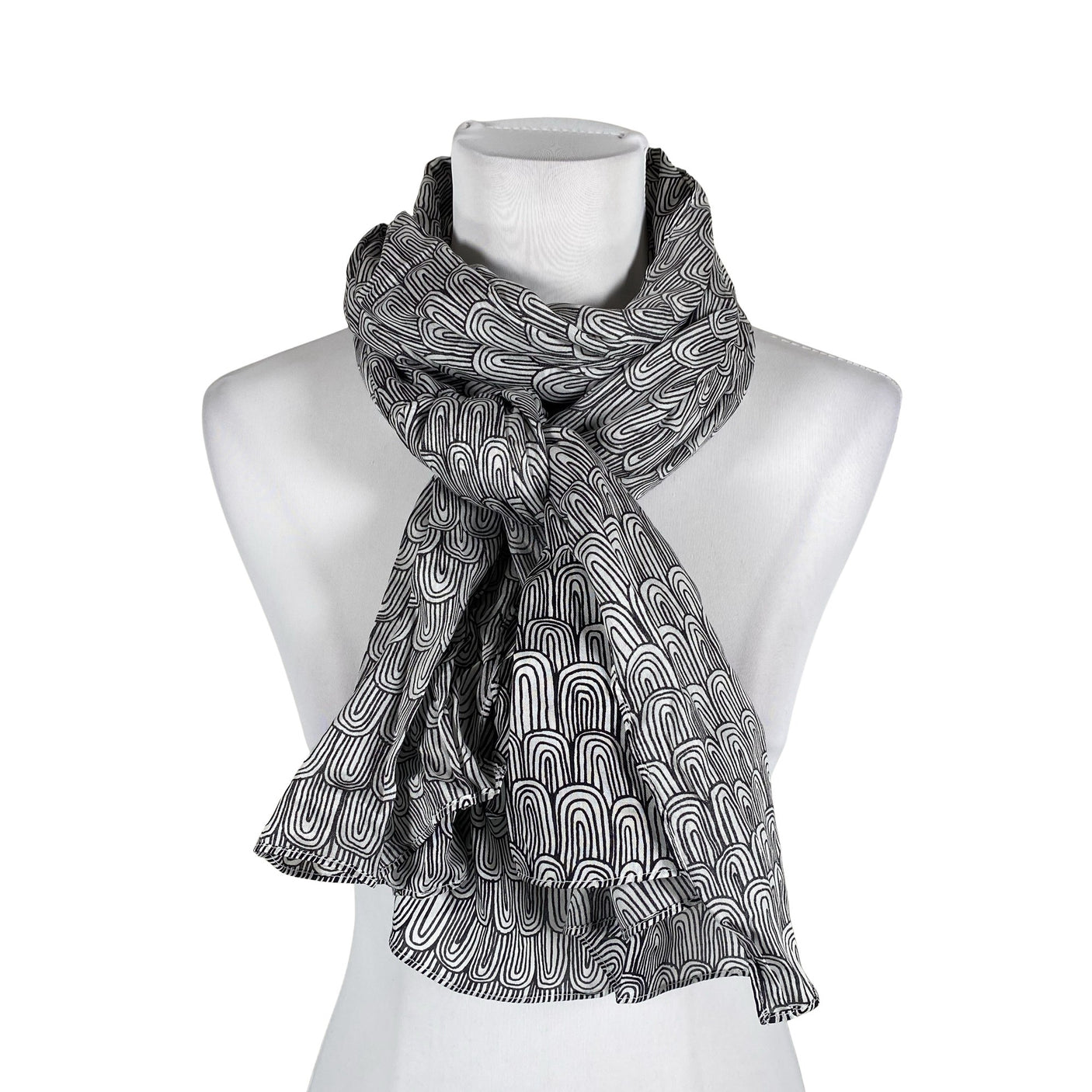 Unisex Marimekko - Õhuke sall, suurus Maxi - Valge (1)
