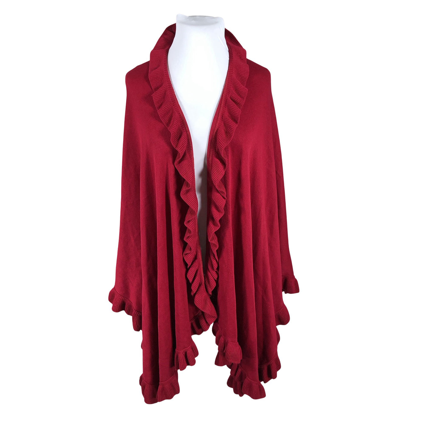 Unisex Anne Linnonmaa - Õlasall, suurus Maxi - Punane (1)