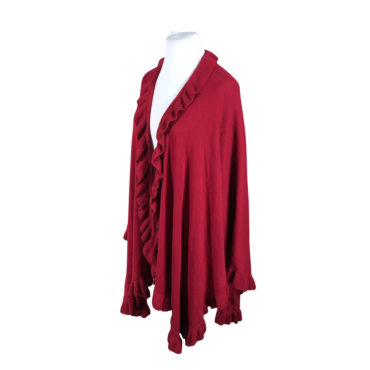 Unisex Anne Linnonmaa - Õlasall, suurus Maxi - Punane (2)