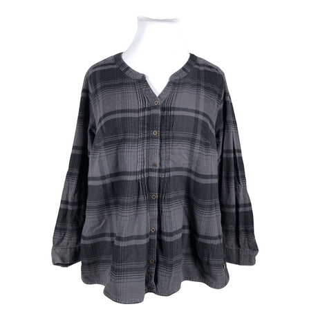 Unisex Ulla Popken - Flanellsärk, suurus 48 - Hall ()