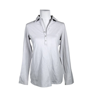 Unisex Nanso - Trikotaažist pluus, suurus 38 - Hall (1)