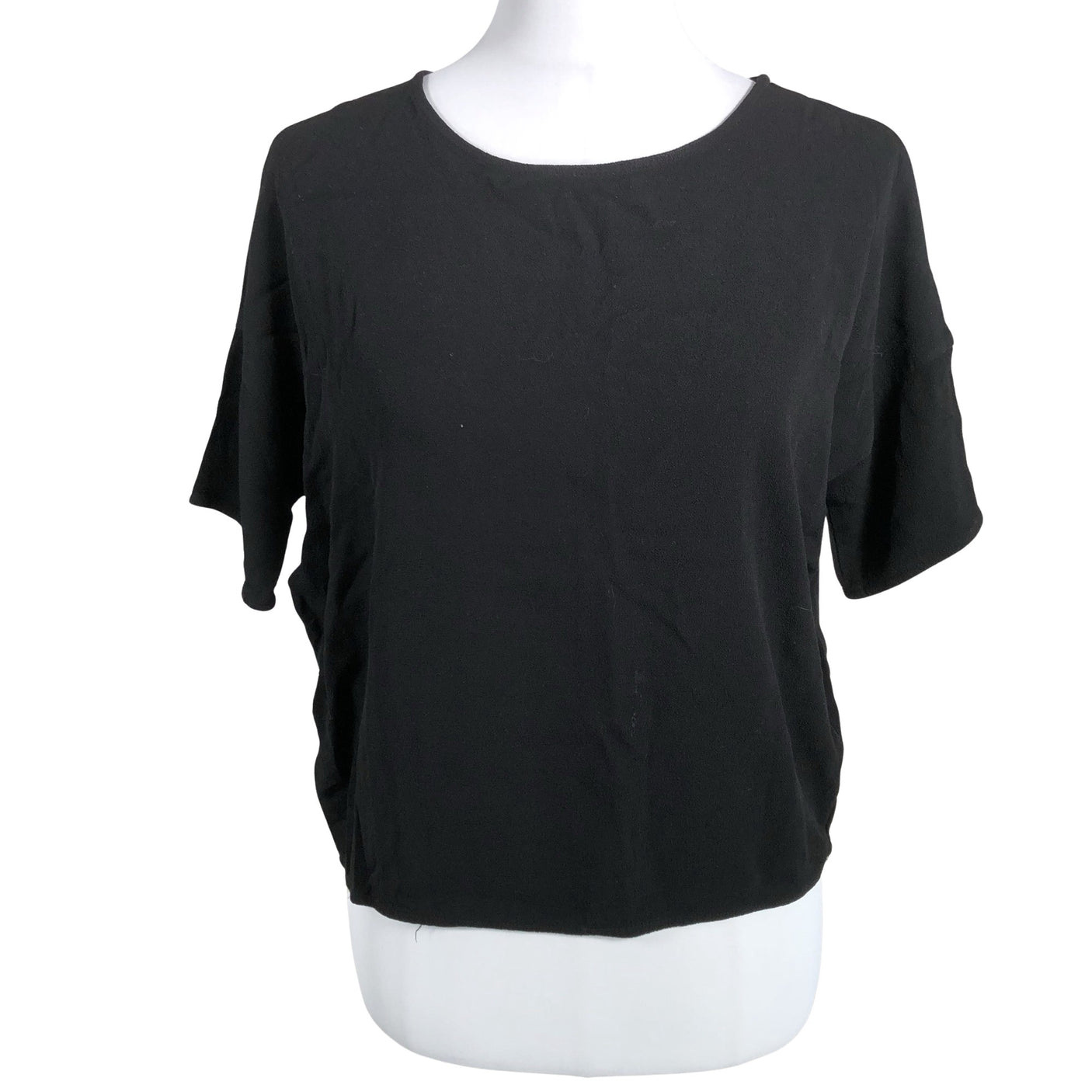 Unisex Samsoe&Samsoe - Lühikeste käistega pluus, suurus 34 - Must (1)