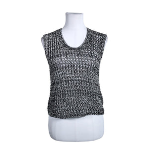 Unisex Massimo Dutti - Kootud vest, suurus 36 - Hall (1)