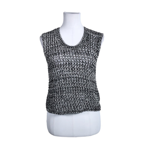 Unisex Massimo Dutti - Kootud vest, suurus 36 - Hall ()