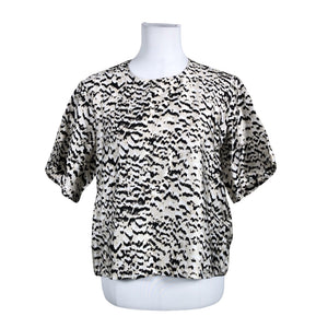 Unisex MSCH Copenhagen - Lühikeste käistega pluus, suurus 34 - Beige (1)