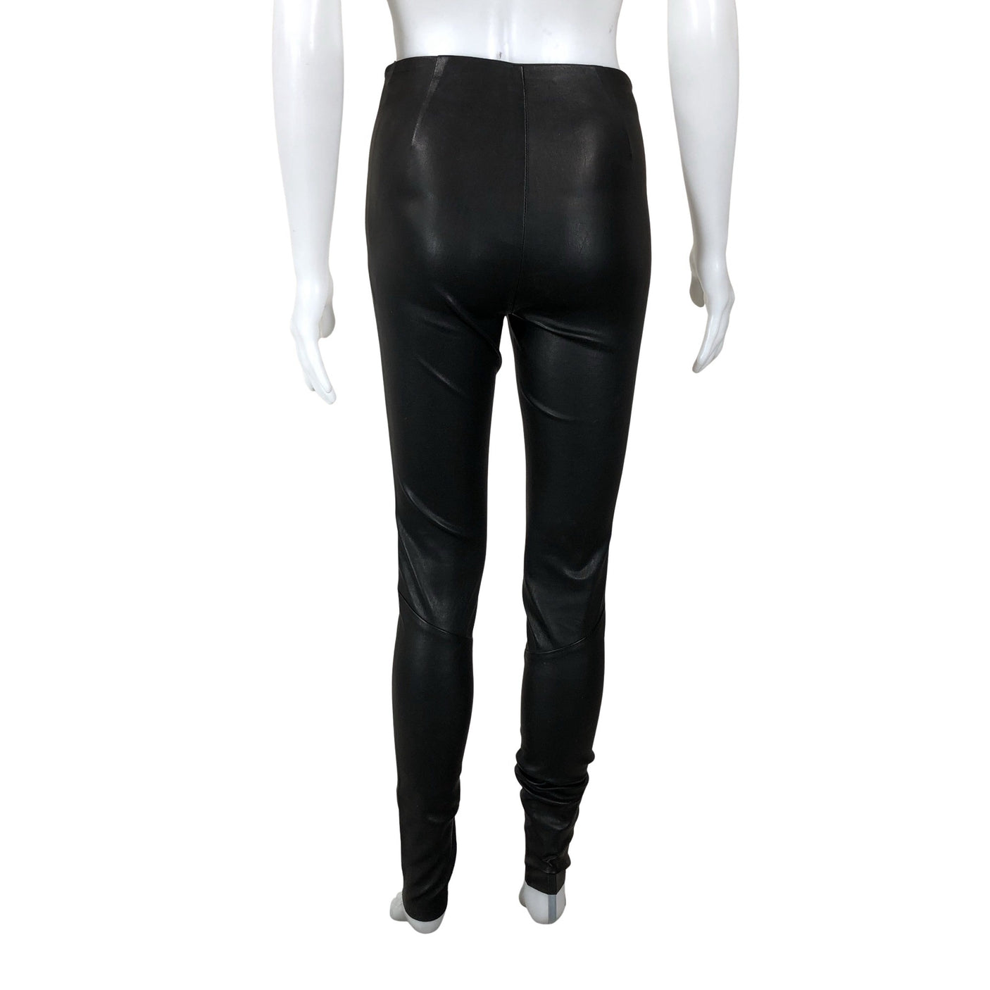 Unisex Y.A.S - Nahkpüksid, suurus 34 - Must (3)