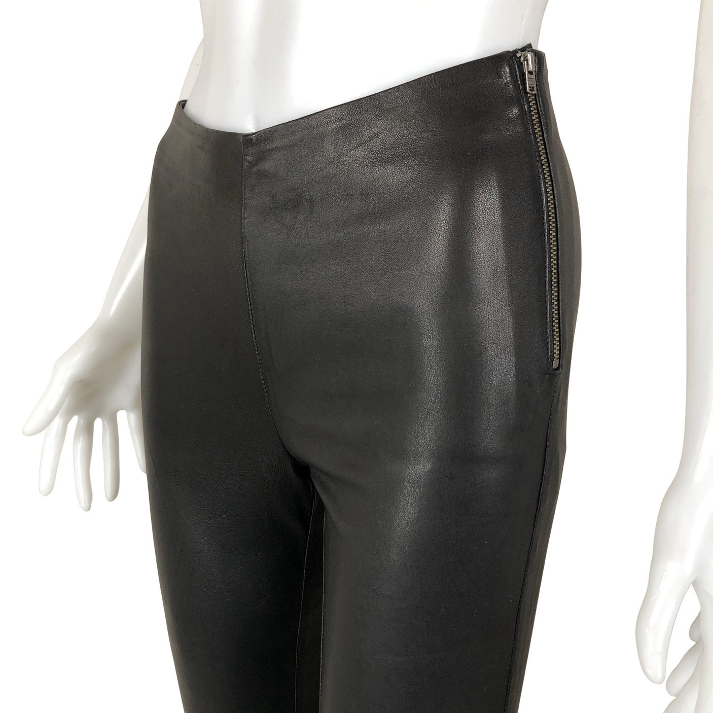 Unisex Y.A.S - Nahkpüksid, suurus 34 - Must (2)